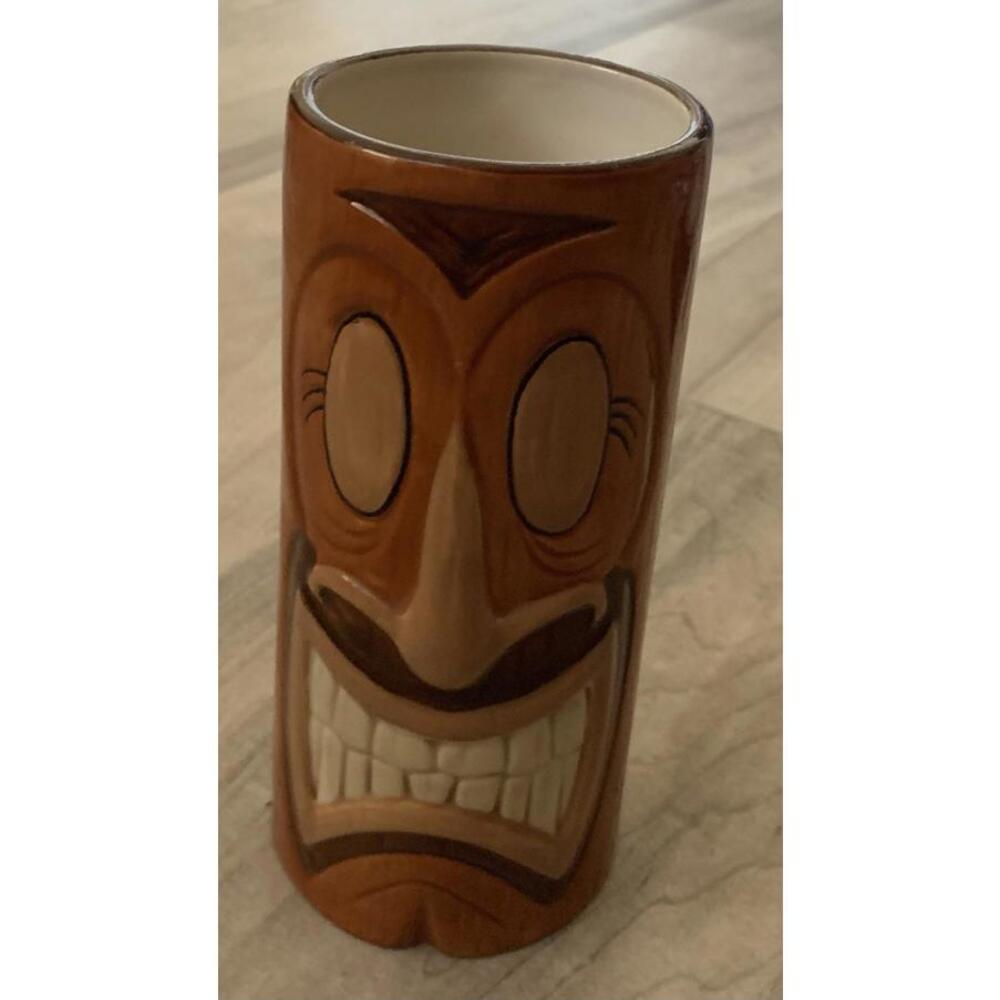 Big Tapa Ru Tiki Mug Germaines Luau Hawaii Barware Cup 6"